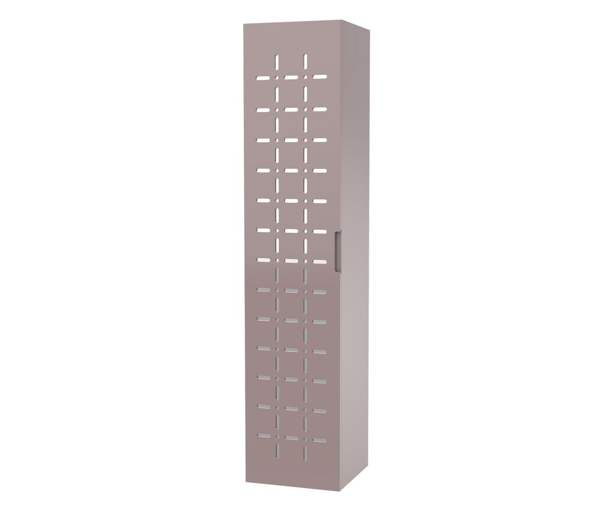 bathwell Colonne Liberté façade béton bi-matière miroir - Béton - L350 x P350 x H1600mm